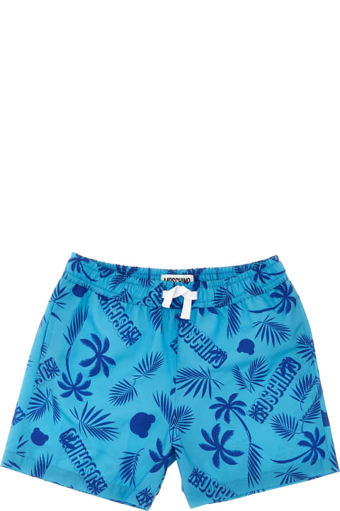 Moschino Swimwear for Boys Moschino All Over Print Swimsuit