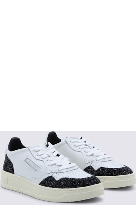 Autry Black And White Suede Sneakers