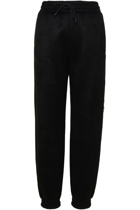 ウィメンズ MSGMのフリース＆ラウンジウェア MSGM Black Acrylic Blend Pants