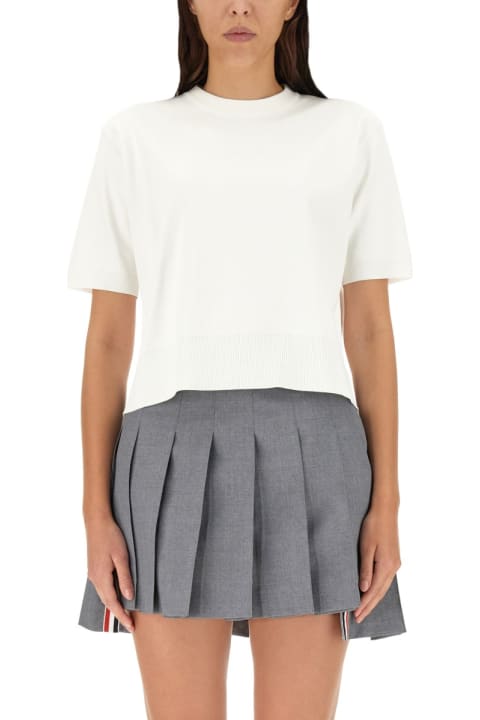 Thom Browne Topwear for Women Thom Browne Boxy Fit T-shirt