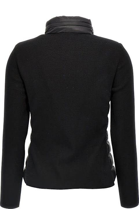 ウィメンズ Monclerのニットウェア Moncler Two-material Cardigan