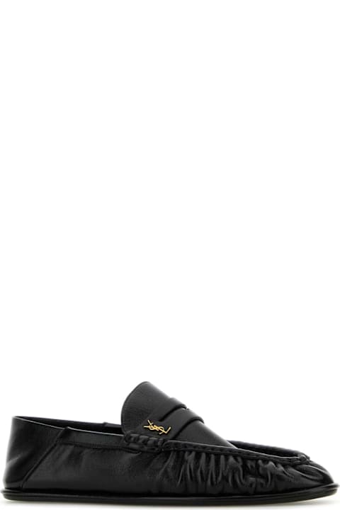 Saint Laurent Shoes for Men Saint Laurent Black Leather Le Loafer Loafers