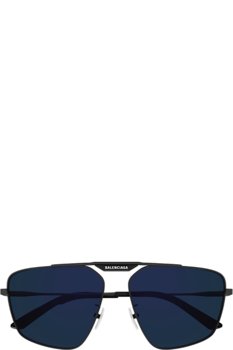 Balenciaga Eyewear for Kids Balenciaga Eyewear Balenciaga Bb0246sa Tag 2.0 Linea Everyday 005 Grey Blue Sunglasses