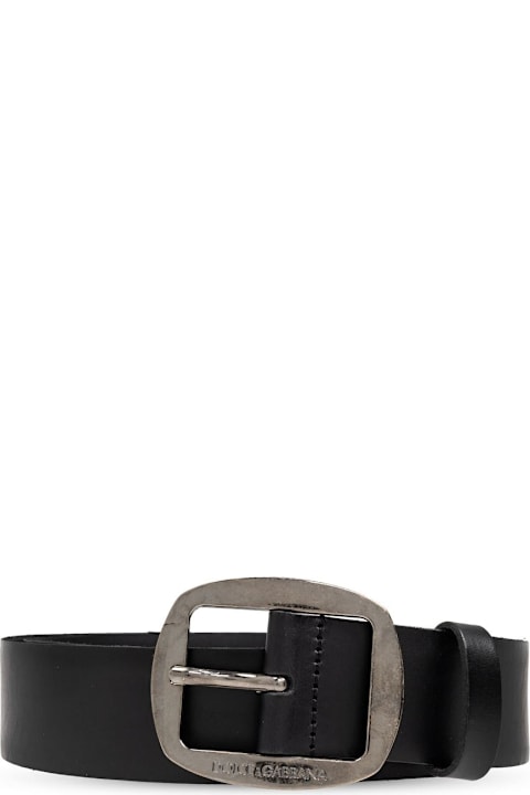 Gifts For Him for Men Dolce & Gabbana Logo Engraved Belt