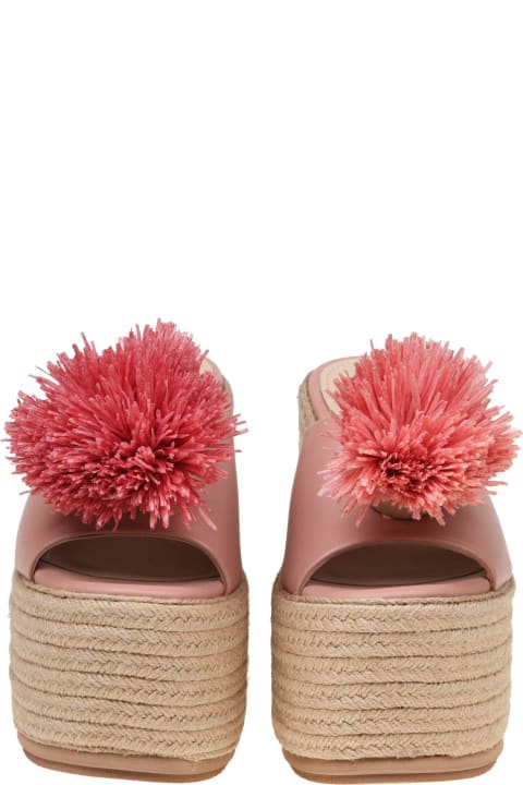 Fashion for Women Paloma Barceló Lala Mules In Blush Color Leather