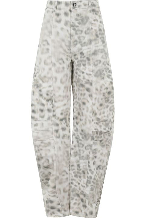 Rotate by Birger Christensen Jeans for Women Rotate by Birger Christensen Printed Denim Cargo Pants