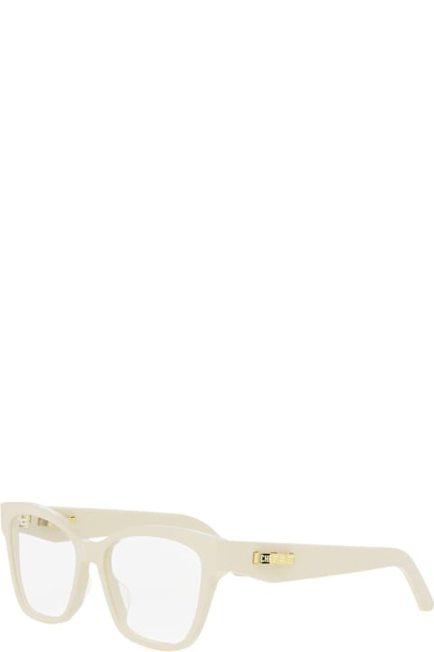 Dior Eyewear Eyewear for Women Dior Eyewear Dior Cdioro S4i 9500 Bianco Lucido Glasses