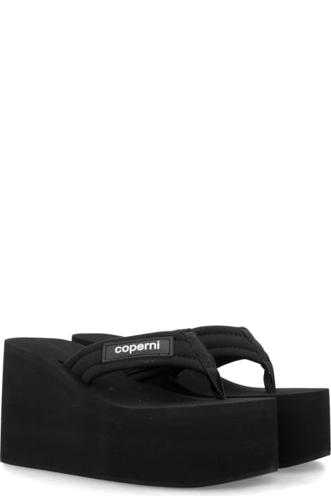 Homeware Coperni Coperni Black Wedge Sandals