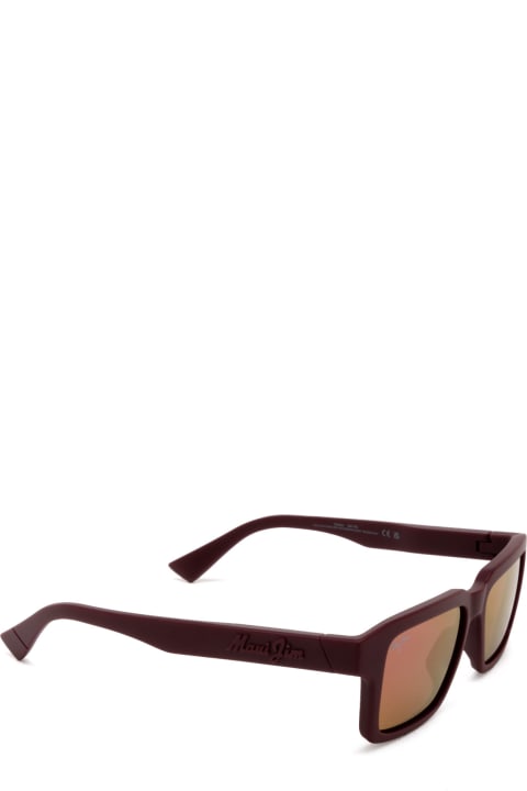Maui Jim Eyewear for Women Maui Jim Mj635 Matte Burgundy Sunglasses