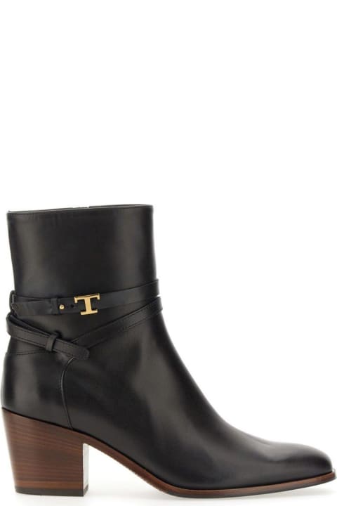Tod's Women Tod's Almond Toe Ankle Boots
