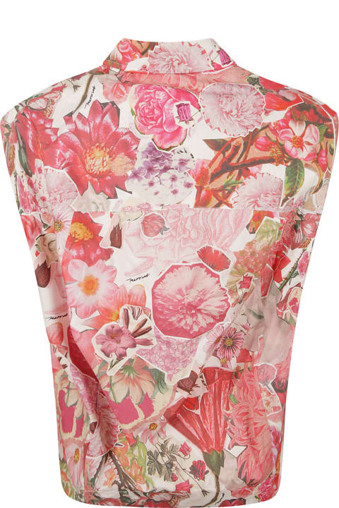 Marni Topwear for Women Marni Floral Capped Sleeve Shirt