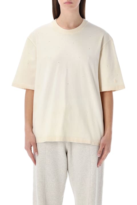Homeware Golden Goose Golden Goose Crystal Embellished Cotton T-shirt