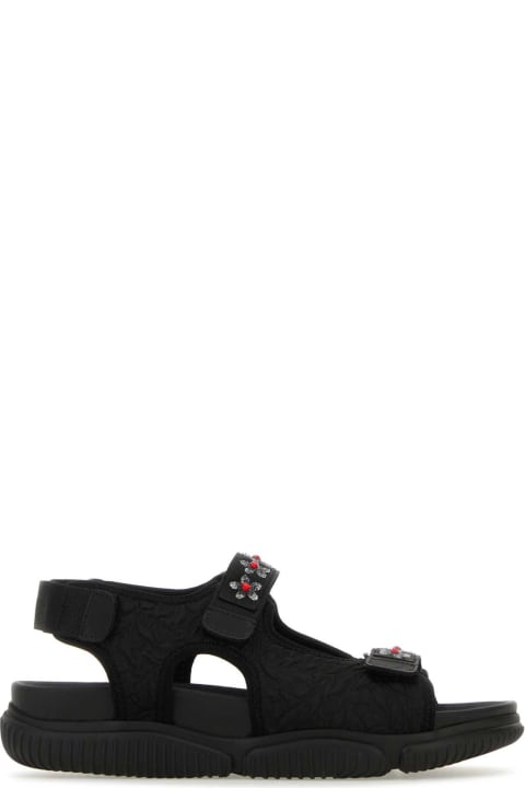 ウィメンズ Cecilie Bahnsenのサンダル Cecilie Bahnsen Black Fabric Sandals