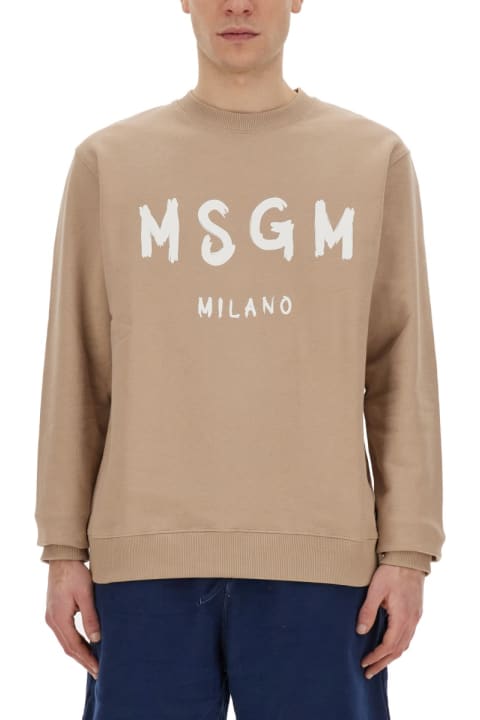 MSGM for Men MSGM Sweatshirt With Brushed Logo