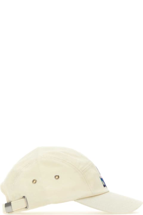 Accessories for Women Isabel Marant Ivory Cotton Tedji Baseball Cap