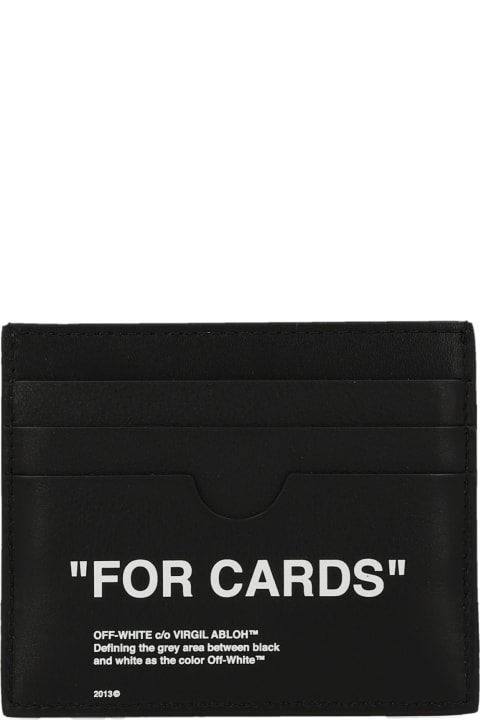 Accessories for Women Off-White 'quote Card Holder