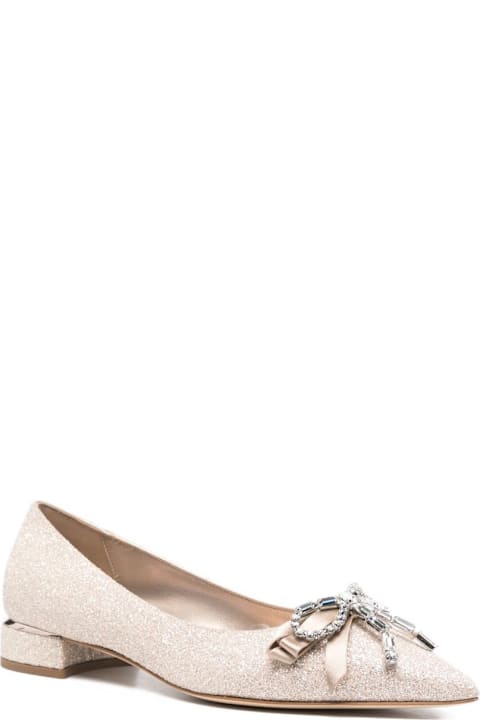 Jimmy Choo Auria Leather Ballet Flats