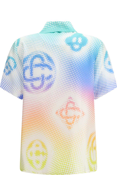 Casablanca for Kids Casablanca Halftone Logo Short-sleeve Shirt