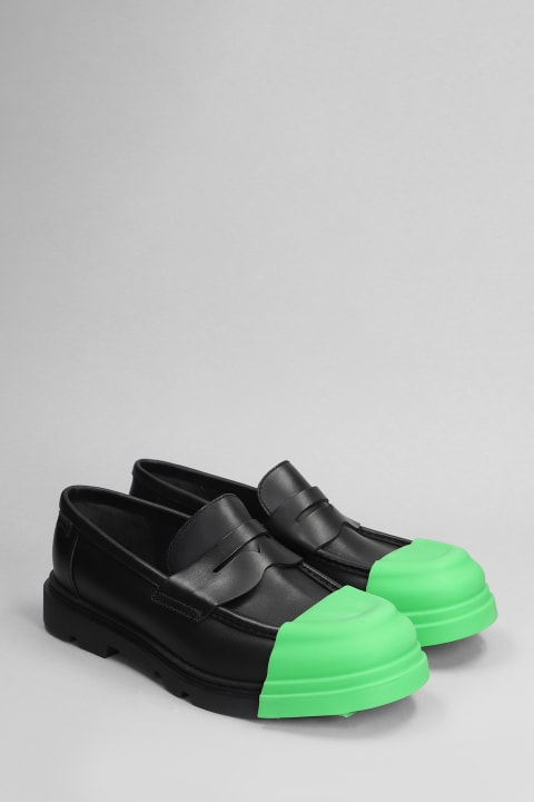 Shoes for Men Camper Junction Loafers In Black Leather