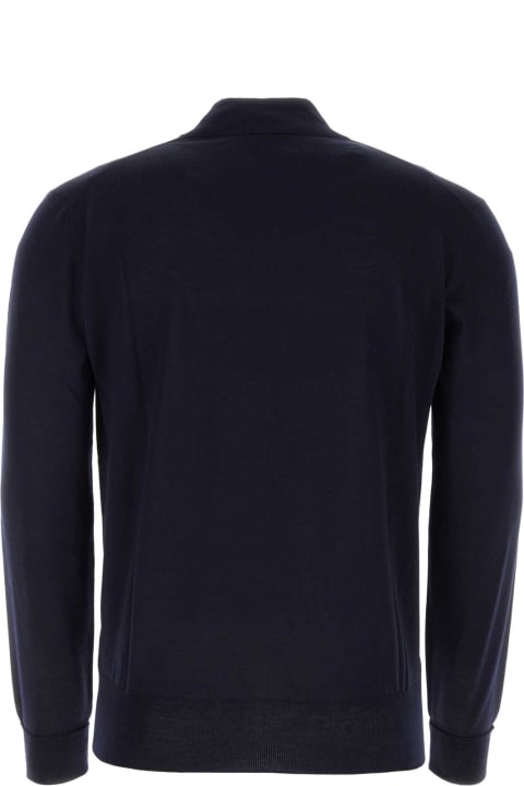 PT01 Clothing for Men PT01 Midnight Blue Wool Sweater