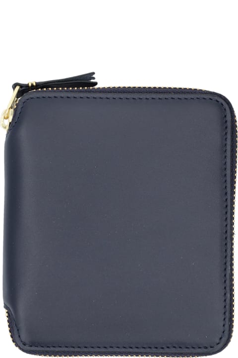 Comme des Garçons Wallet Accessories for Men Comme des Garçons Wallet Vertical Zip Around Wallet