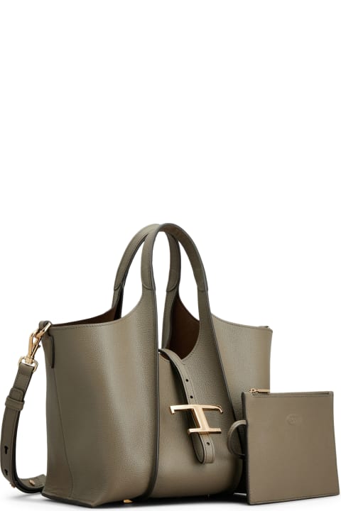 Homeware Tod's T Timeless Mini Leather Shopping Bag