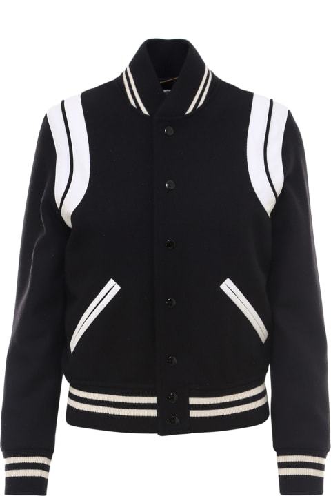 Saint Laurent Coats & Jackets for Women Saint Laurent Teddy Jacket