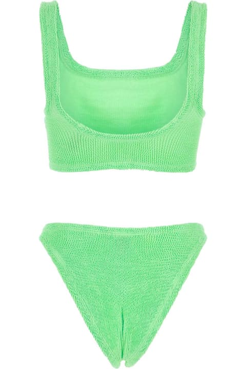 Hunza G Clothing for Women Hunza G Fluo Green Stretch Nylon Xandra Bikini