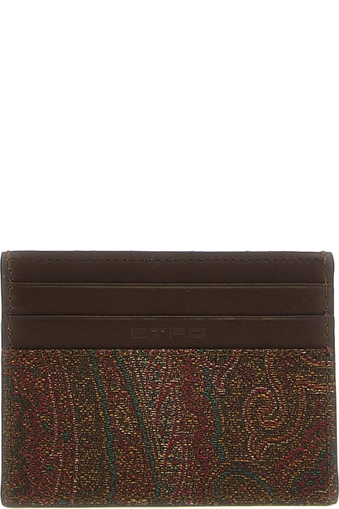 Etro Wallets for Women Etro Paisley Card Holder