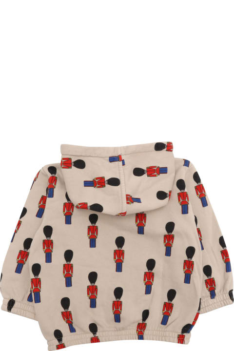 Homeware Bobo Choses Baby Little Tin Soldiers All Over Zipped Sweatshirt