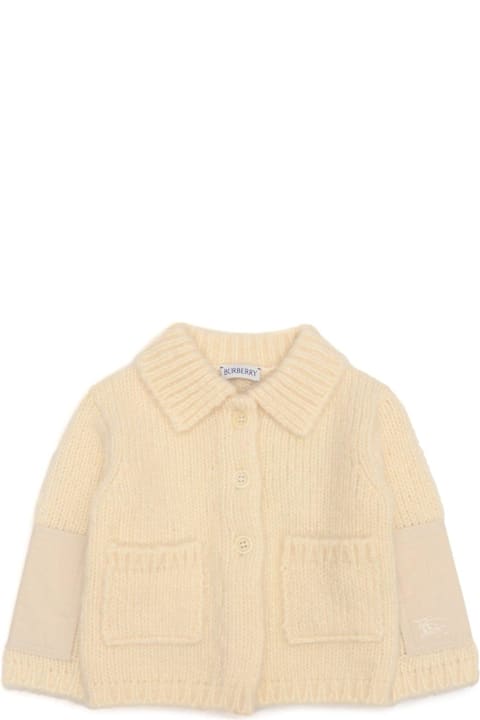 Burberry Sweaters & Sweatshirts for Baby Girls Burberry Single-breasted Knitted Cardigan