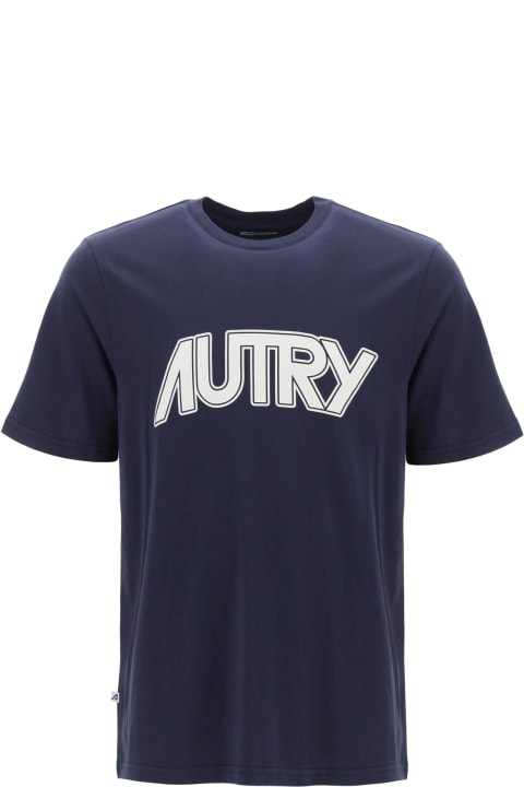 Autry Men Autry T-shirt With Maxi Logo Print