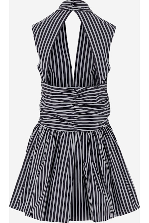 Patou Dresses for Women Patou Mini Dress With Open Back In Cotton Poplin