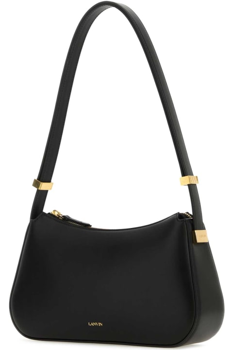 Bags for Women Lanvin Black Leather Concerto Shoulder Bag