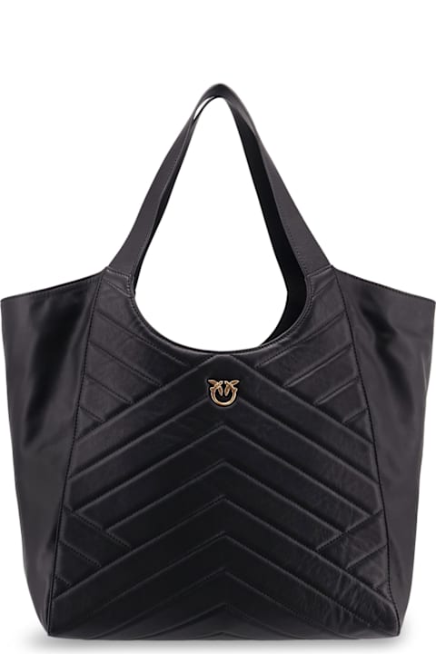 Pinko لـ Women Pinko Quilted Leather Shoulder Bag