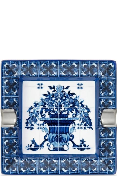 Home Décor Dolce & Gabbana Ashtray Mediterranean Blue