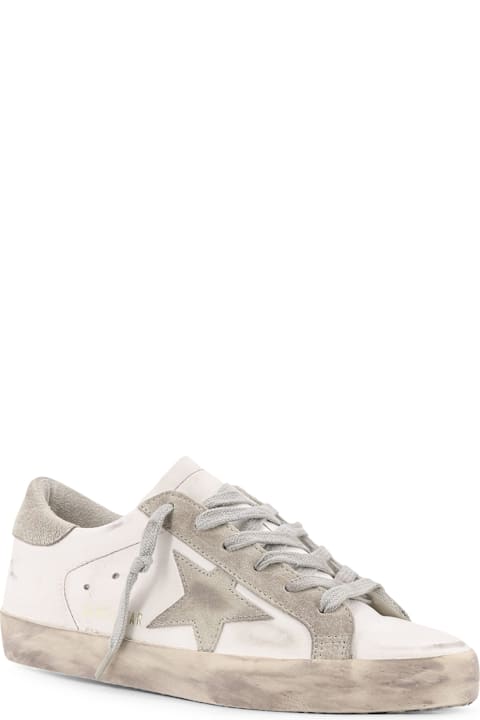 Shoes for Women Golden Goose Super-star Classic With List Leather Sneakers