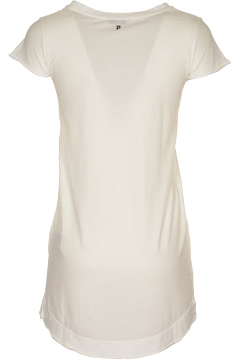 Fashion for Women Dondup Capped Sleeve Long T-shirt