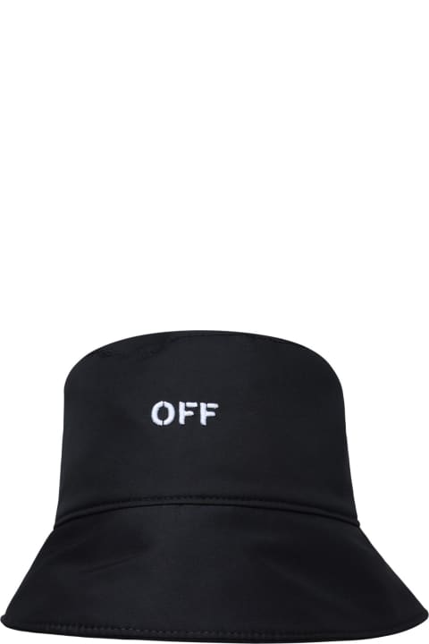 ウィメンズ Off-Whiteの帽子 Off-White Black Polyester Hat