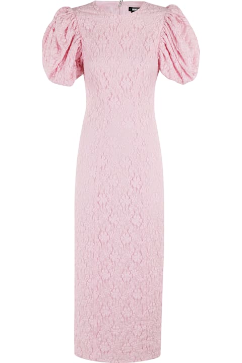 Rotate by Birger Christensen Dresses for Women Rotate by Birger Christensen Lace Fitted Midi Dress