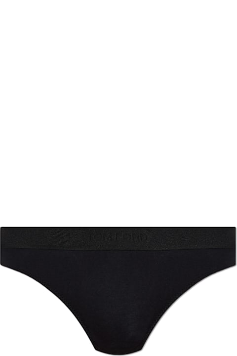 Underwear & Nightwear for Women Tom Ford Tom Ford Logo Thong