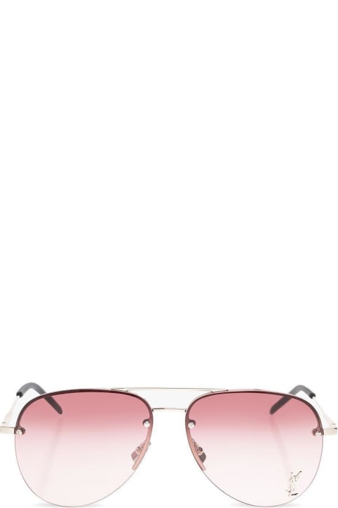 Saint Laurent Eyewear for Men Saint Laurent Pilot-framed Sunglasses