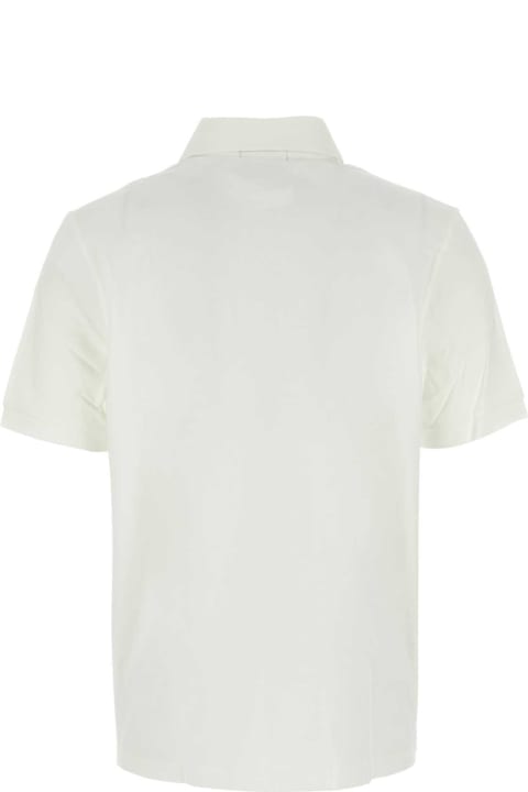 Fred Perry Men Fred Perry White Piquet Polo Shirt