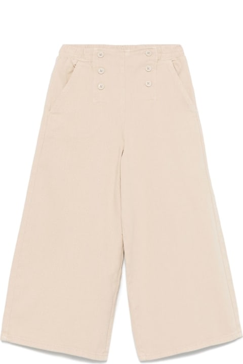 Emporio Armani Bottoms for Girls Emporio Armani Beige Girl Trousers