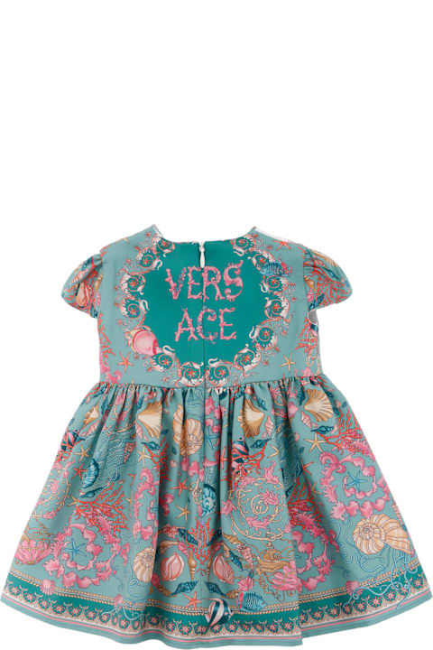 Homeware Versace Multicolor La Vacanza Dress For Baby Girl