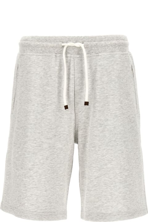 Pants for Men Brunello Cucinelli Jersey Bermuda Shorts