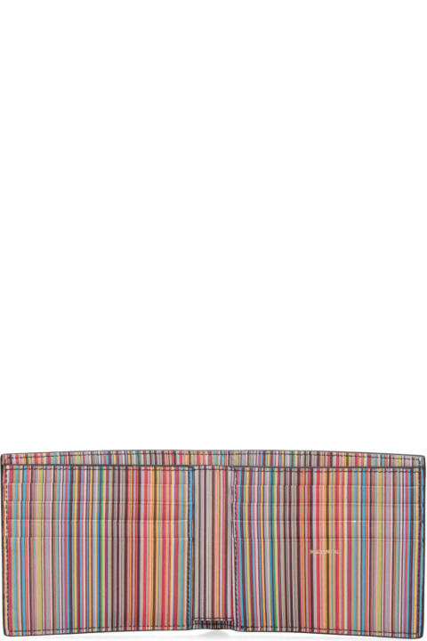 Fashion for Men Paul Smith Bifold Wallet "signature Stripe"