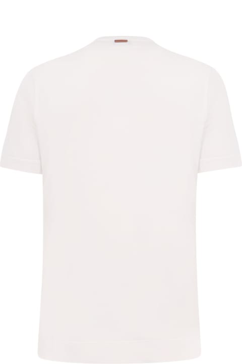 Zegna لـ Women Zegna Leggerissimo Cotton And Silk T-shirt