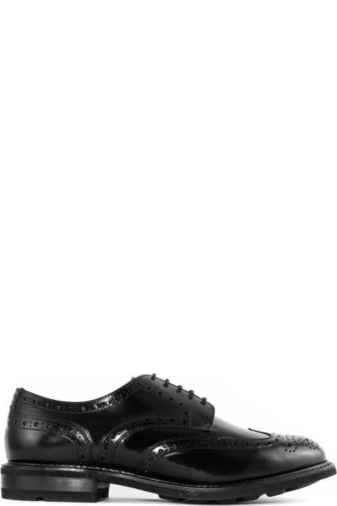 Fashion for Women Berwick 1707 Black Shiny Leather Derby Shoes
