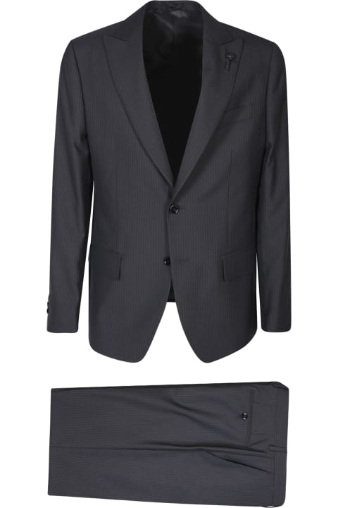 Suits for Men Lardini Attitude Black Suit